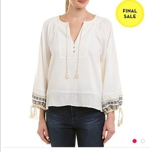 Women’s boho embroidered top